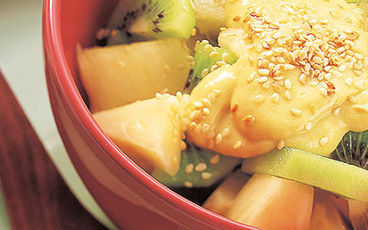 Fruits à la Crème de Mangue Coco